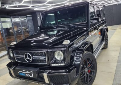 Mercedes‑Benz G‑Class — полировка кузова, нанесение керамики, перешив руля