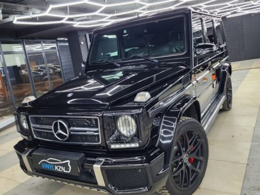 Mercedes‑Benz G‑Class — полировка кузова, нанесение керамики, перешив руля