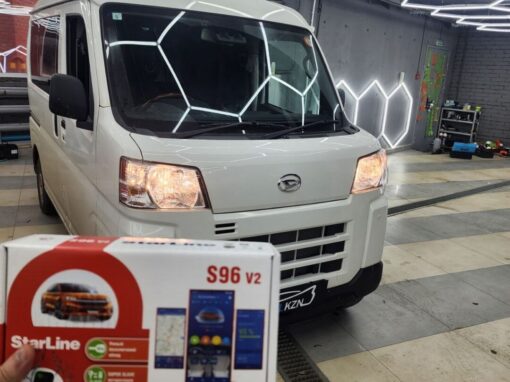 Daihatsu Hijet — установка StarLine S96 GSM Eco и кнопки запуска без ключа