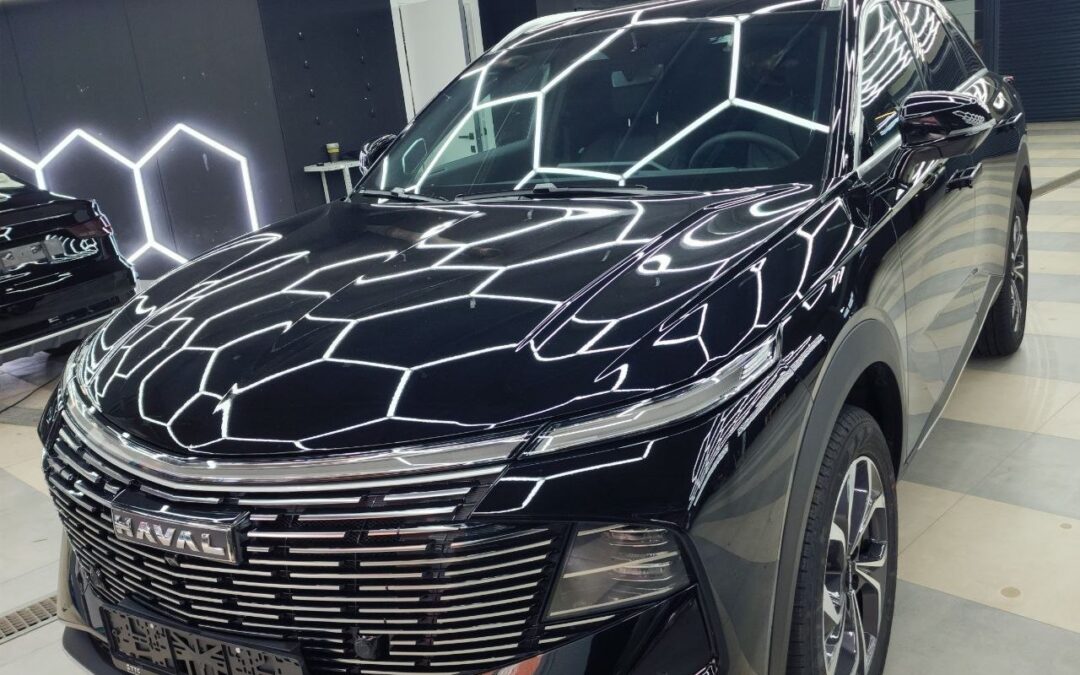 Haval F7 — бронирование кузова авто и мониторов в салоне, тонировка стекол