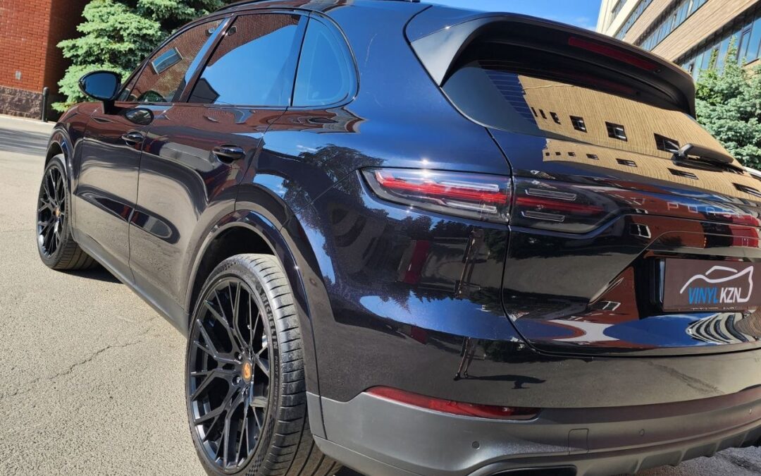 Porsche Cayenne — ремонт вмятины, ремонт сколов, полировка и керамика
