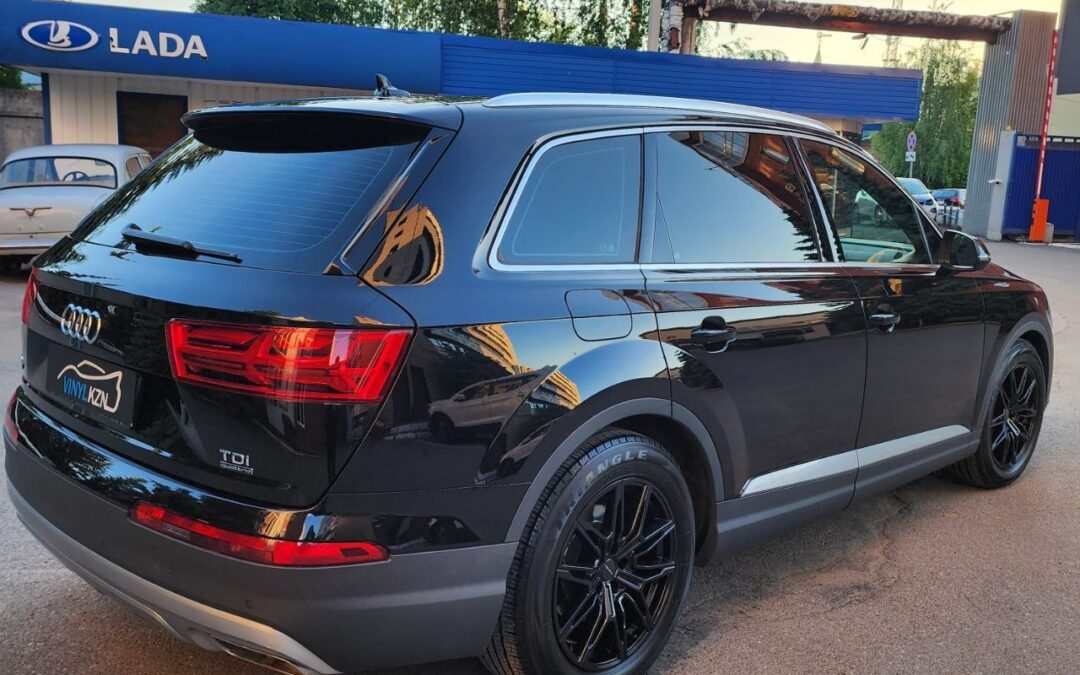 Audi Q7 — полировка кузова и нанесение керамики