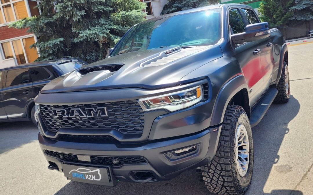 Dodge Ram — бронирование кузова матовой сатиновой пленкой