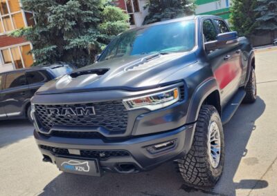 Dodge Ram — бронирование кузова матовой сатиновой пленкой