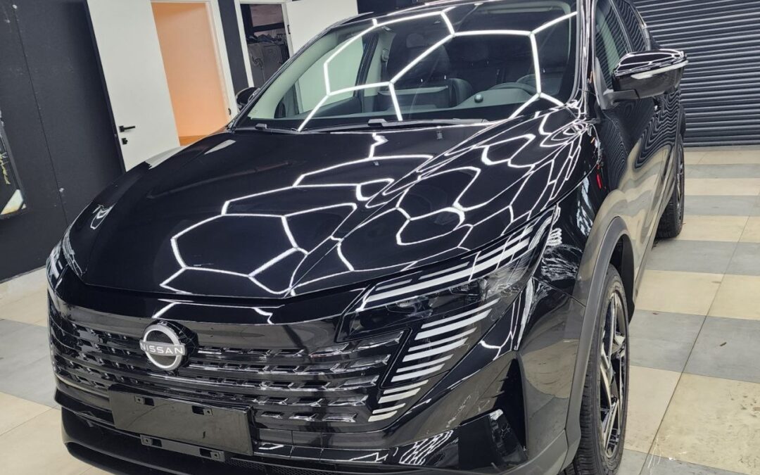 Nissan Qashqai — полировка и бронирование кузова, установка защитной сетки