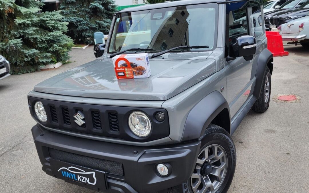 Suzuki Jimny — бронирование авто, установка мультимедиа и StarLine E96 GSM Eco