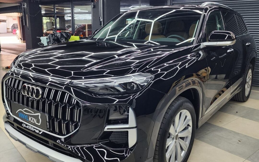 Audi Q6 — бронирование кузова, монитора, установка автосигнализации