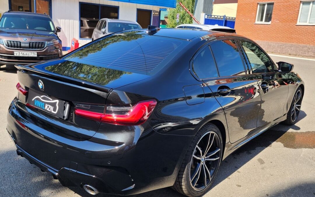 BMW 3 G20 — полировка и керамика, реставрация ЛКП, оклейка решетки