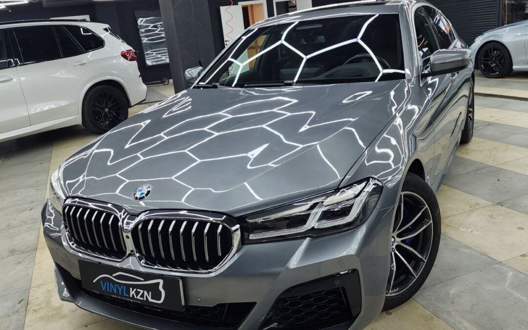 BMW 5 G30 — бронирование зон риска на кузове авто