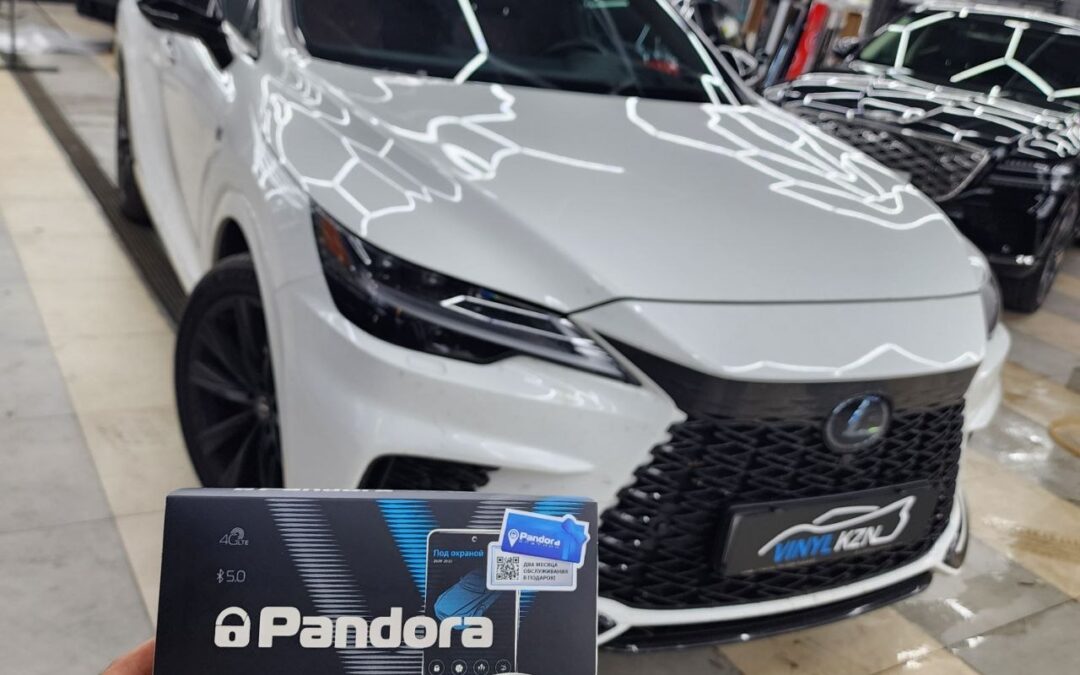 Lexus RX — установили охранный комплекс Pandora VX 4G v3 и видеорегистратор