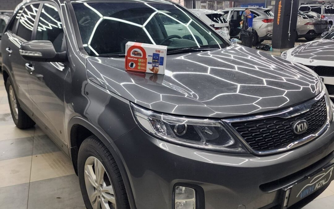Kia Sorento — установили охранный комплекс StarLine S96 GSM