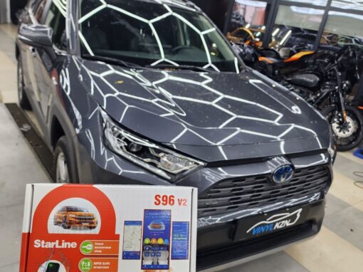 Toyota Rav4 hybrid — установка охранного комплекса StarLine S96 GSM Eco