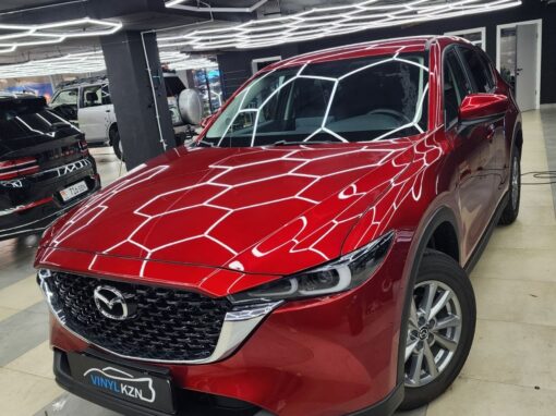 Mazda CX5 — бронирование кузова полиуретановой пленкой, тонировка стекол