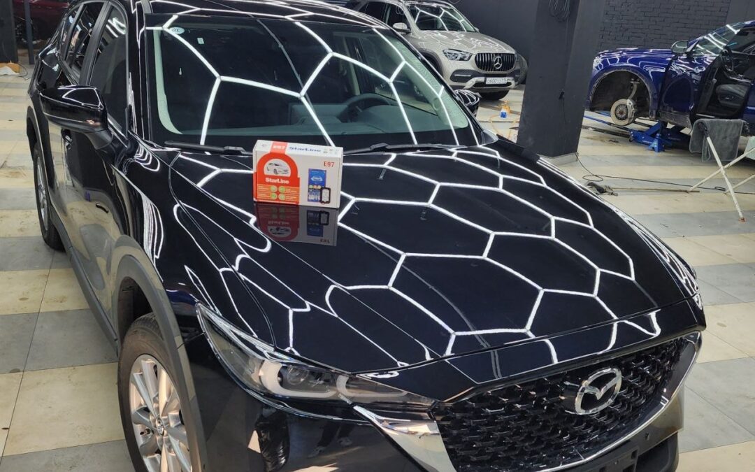 Mazda CX5 — установка автосигнализации, бронирование кузова и тонировка