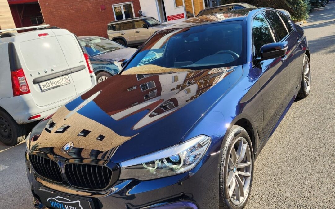 BMW 5 G30 — полировка кузова и нанесение керамики в два слоя