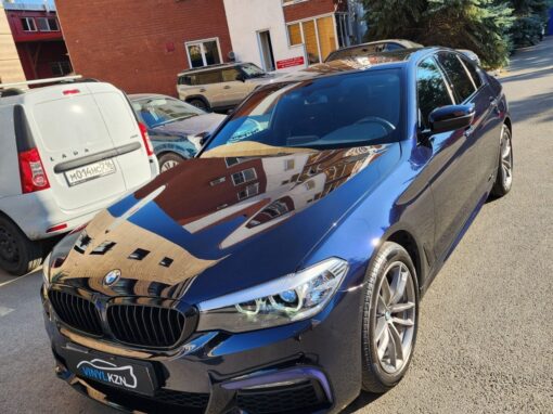 BMW 5 G30 — полировка кузова и нанесение керамики в два слоя