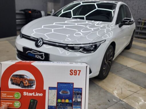 VW Golf — установка охранного комплекса StarLine S97 GSM GPS