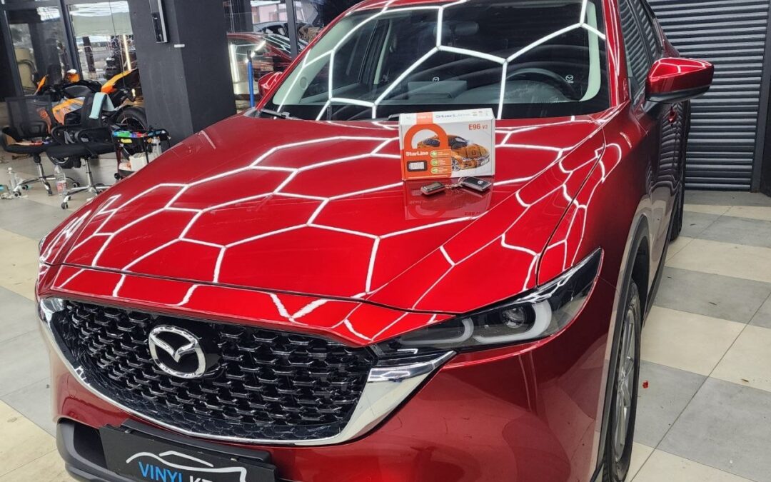 Mazda CX5 — установка охранного комплекса StarLine E96 GSM с автозапуском