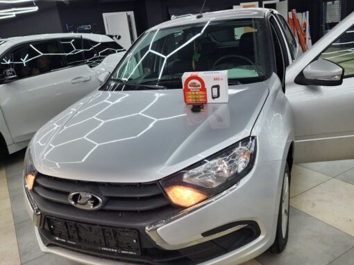 Lada Granta — установили охранный комплекс StarLine A93 eco